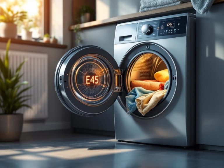 Explicación de códigos de error en lavadoras modernas