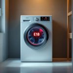 Guía para resolver error E18 en lavadoras Bosch