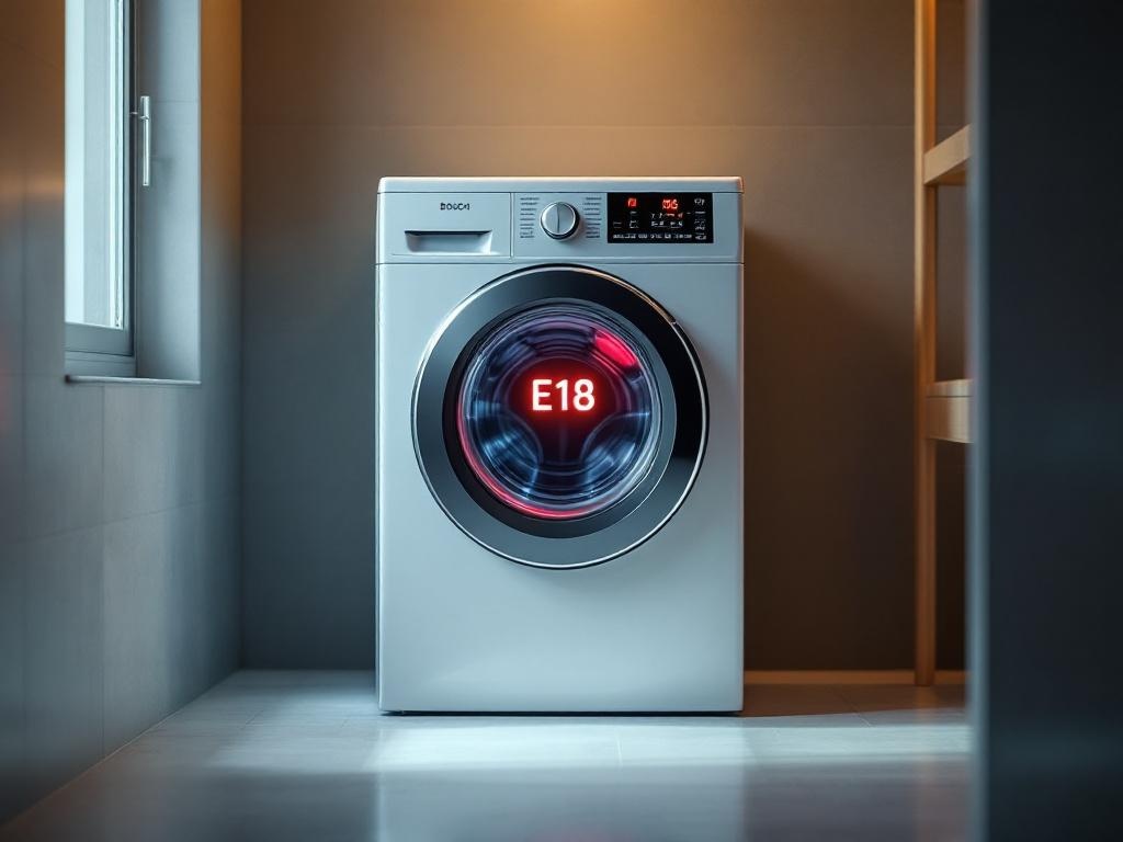 Solución al error E18 en lavadoras Bosch