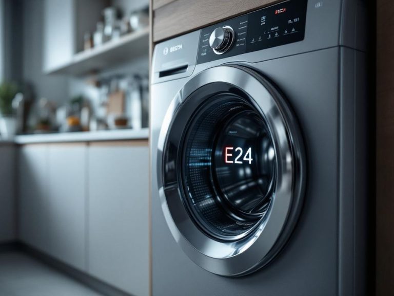 Error E24 en lavavajillas Bosch: causas y solución